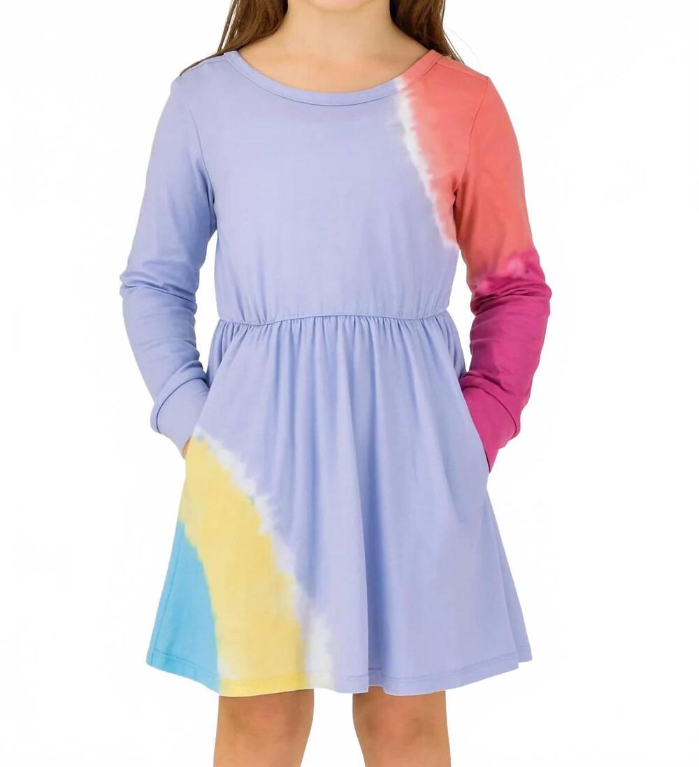 NEW FAIRWELL girl's elise long sleeve dress in twinkle